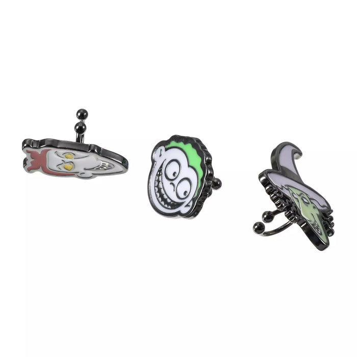 JDS - 2026 Tim Burton's Nightmare Before Christmas Collection x Rock, Shock, Barrel Face Ear Cuff Set of 3 (Release Date: Sep 7, 2026)