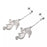 JDS - 2026 Tim Burton's Nightmare Before Christmas Collection x Zero "Swing" Pierce Earrings Set (Release Date: Sep 7, 2026)