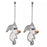 JDS - 2026 Tim Burton's Nightmare Before Christmas Collection x Zero "Swing" Pierce Earrings Set (Release Date: Sep 7, 2026)