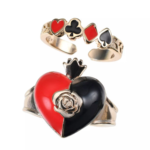 JDS - 2026 Disney Villains x Queen of Hearts Ring Set of 2 (Release Date: Sep 15, 2026)