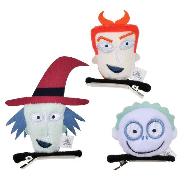 JDS - 2026 Costume Accessories Collection x Tim Burton Nightmare Before Christmas Lock, Shock, and Barrel Face  Hair Clip Set  (Release Date: Aug 25, 2026)