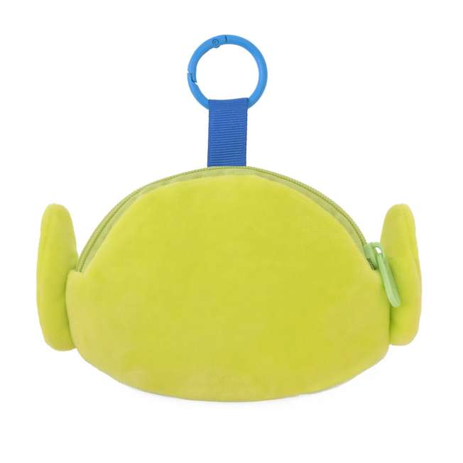 JDS - Little Green Men/Alien Face Loop with Carabiner Pouch