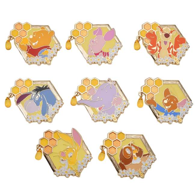 JDS - 2026 Winnie the Pooh & Friends Secret Honeycomb Die-Cut Pin Badge (Release Date: Jul 28, 2026)