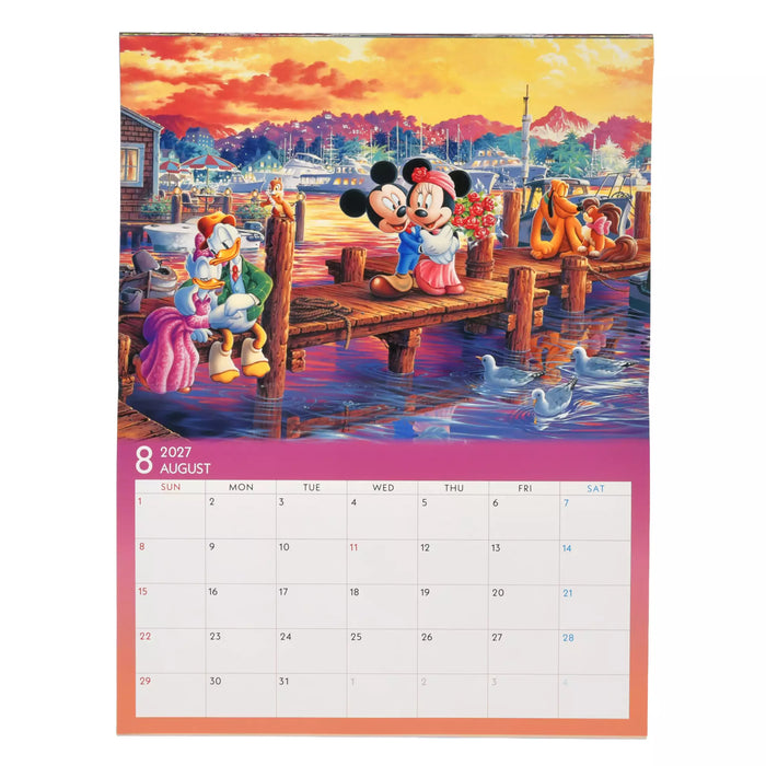 JDS - 2027 Calendar & Organizer x Mickey & Friends Wall Calendar (Release Date: Aug 4, 2026)