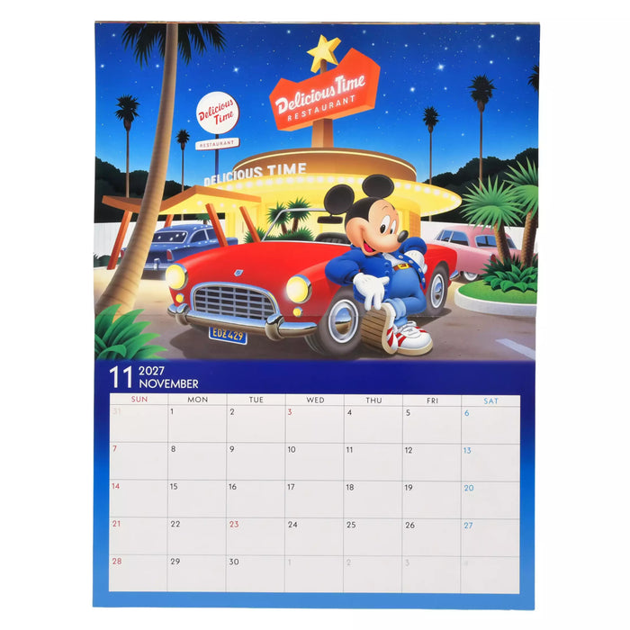 JDS - 2027 Calendar & Organizer x Mickey & Friends Wall Calendar (Release Date: Aug 4, 2026)