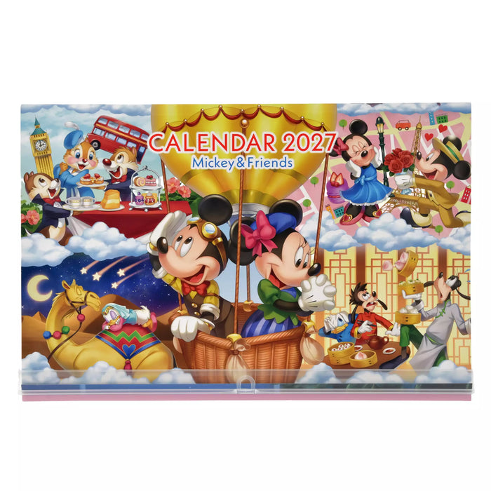 JDS - 2027 Calendar & Organizer x Mickey & Friends Wall Calendar (Release Date: Aug 4, 2026)