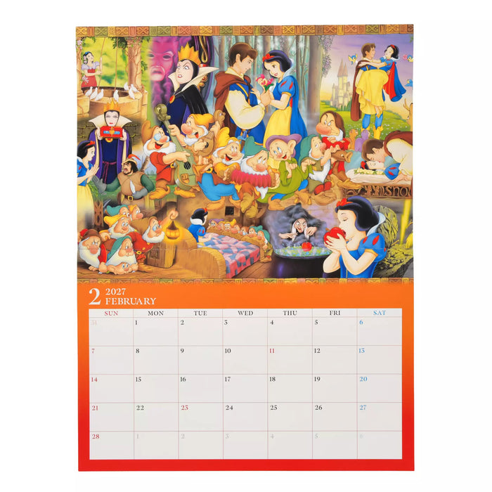 JDS - 2027 Calendar & Organizer x Disney Characters Wall Calendar (Release Date: Aug 4, 2026)