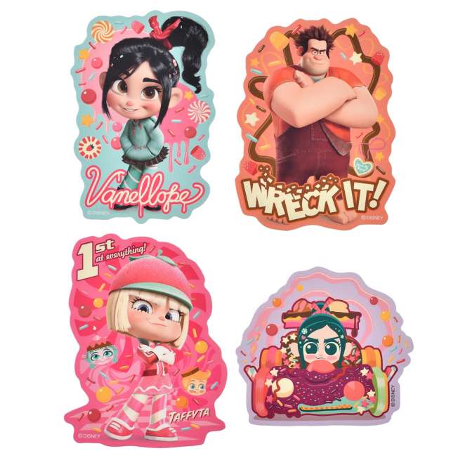JDS - 2026 Wreck-It Ralph Sugar Rush x Ralph, Vanellope, Taffyta Muttonfudge Die-cut Stickers (Release Date: Jul 7, 2026)