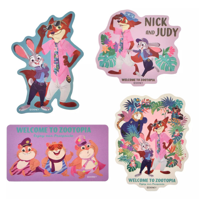 JDS - 2026 Zootopia 2 Tropical Collection x Stickers Set of 4 (Release Date: Aug 3, 2026)
