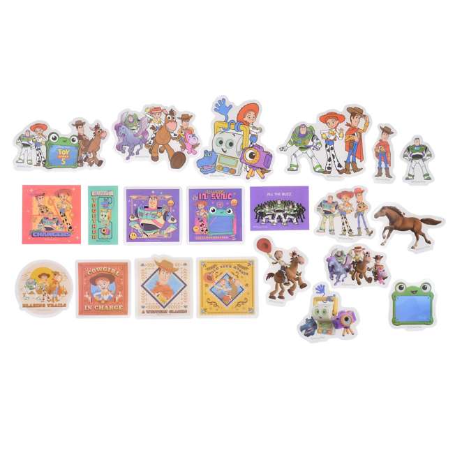 JDS - Toy Story 5 Sticker Collection - Clear, Removable Stickers (Release Date: Jun 30, 2026)