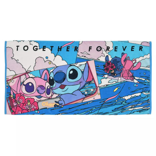 JDS - 2026 Stitch and Angel's Summer Vacation Artwork Collection x Bath Towel (Release Date: Jul 13, 2026)