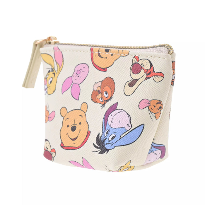JDS - 2026 Pooh & Friends Face Ribbon Pattern Pouch (S)