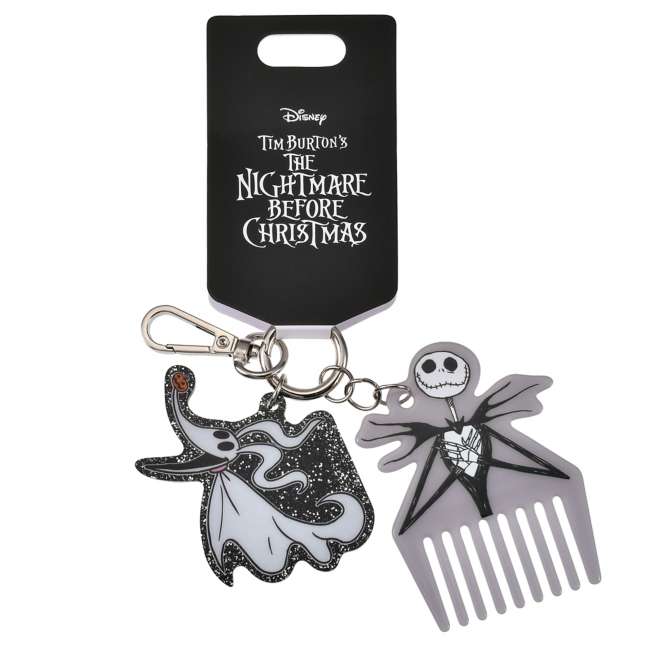 JDS - 2026 Tim Burton's Nightmare Before Christmas Collection x Jack Skellington & Zero Hand Mirror & Hair Comb Set Keychain Type (Release Date: Sep 7, 2026)