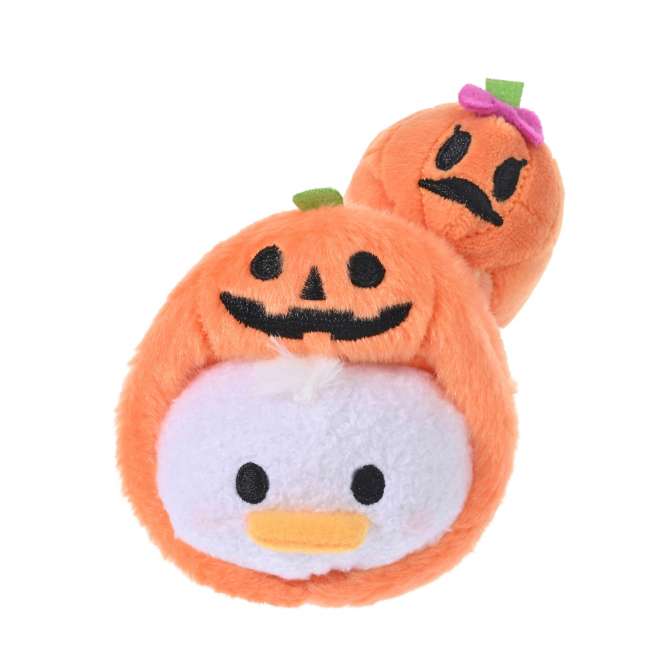 JDS - 2026 Disney Halloween x Donald & Daisy Duck Halloween Pumpkin Mini (S) Tsum Tsum Plush Toy (Release Date: Sept 1, 2026)