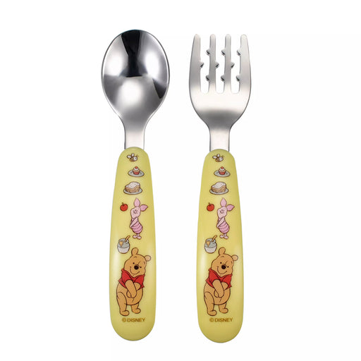 JDS - 2026 [For Kids] Winnie the Pooh & Piglet Spoon and Fork Set