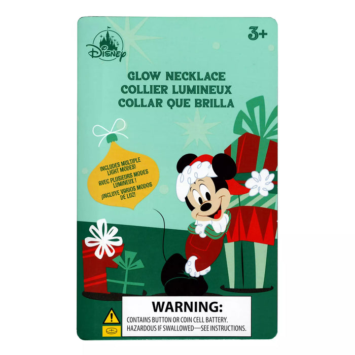JDS - 2026 Disney Christmas x Mickey Mouse Light-Up Necklace (Release Date: Nov 3. 2026)