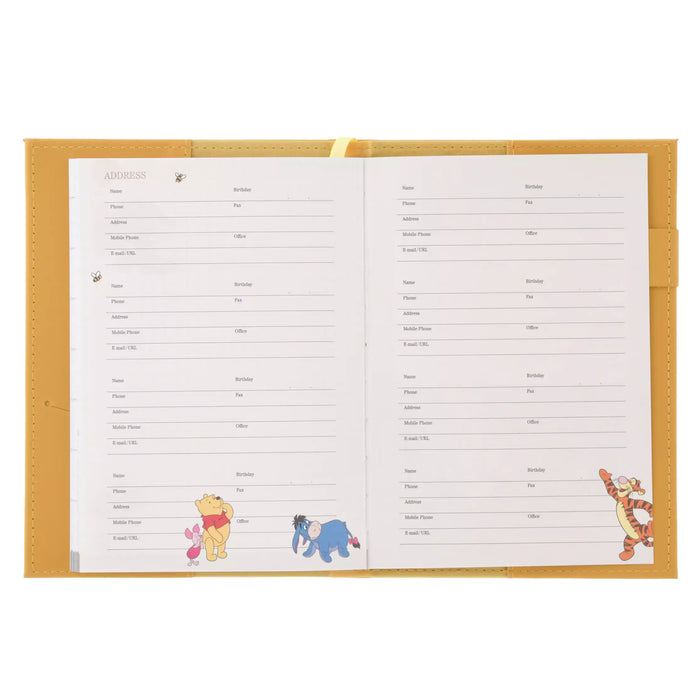 JDS - 2027 Calendar & Organizer x Winnie the Pooh & Friends Embossed Size B6 Schedule Book (Release Date: Aug 4, 2026)
