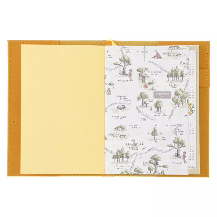 JDS - 2027 Calendar & Organizer x Winnie the Pooh & Friends Embossed Size B6 Schedule Book (Release Date: Aug 4, 2026)