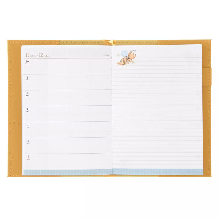 JDS - 2027 Calendar & Organizer x Winnie the Pooh & Friends Embossed Size B6 Schedule Book (Release Date: Aug 4, 2026)