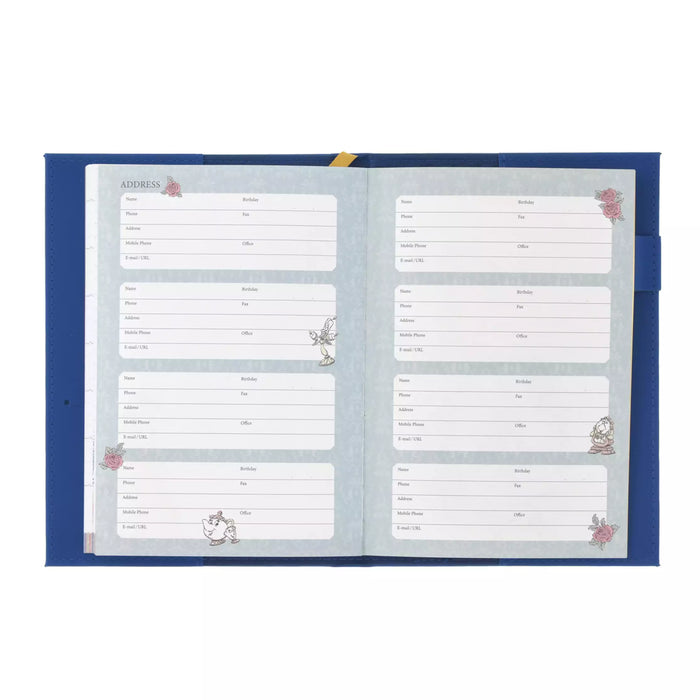 JDS - 2027 Calendar & Organizer x Beauty and the Beast Embossed Size B6 Schedule Book (Release Date: Aug 4, 2026)