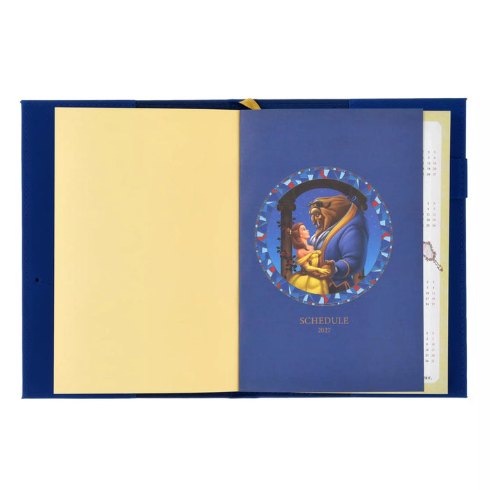 JDS - 2027 Calendar & Organizer x Beauty and the Beast Embossed Size B6 Schedule Book (Release Date: Aug 4, 2026)