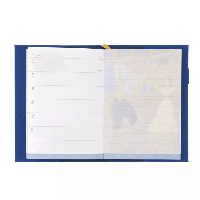 JDS - 2027 Calendar & Organizer x Beauty and the Beast Embossed Size B6 Schedule Book (Release Date: Aug 4, 2026)