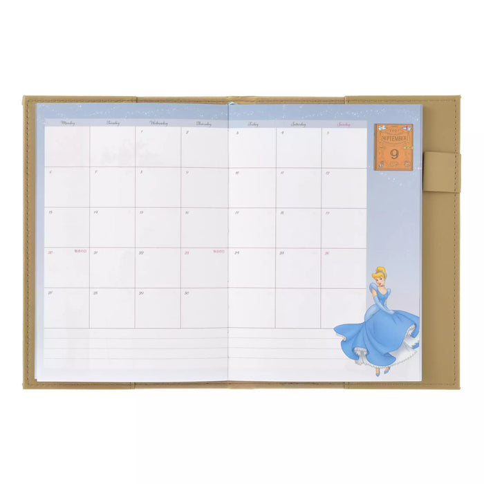 JDS - 2027 Calendar & Organizer x Cinderella Storybook Design Embossed Size B6 Planner/Schedule Book (Release Date: Aug 4, 2026)