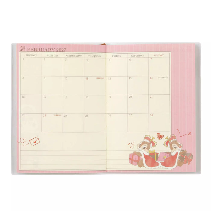 JDS - 2027 Calendar & Organizer x Chip & Dale Size B6 Schedule Book (Release Date: Aug 4, 2026)