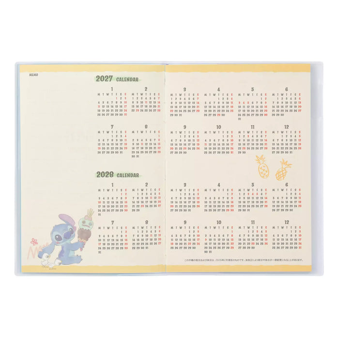 JDS - 2027 Calendar & Organizer x Stitch & Scrump Size B6 Schedule Book (Release Date: Aug 4, 2026)