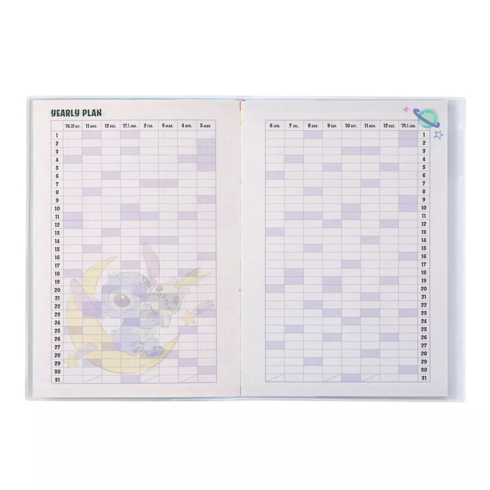 JDS - 2027 Calendar & Organizer x Stitch & Scrump Size B6 Schedule Book (Release Date: Aug 4, 2026)