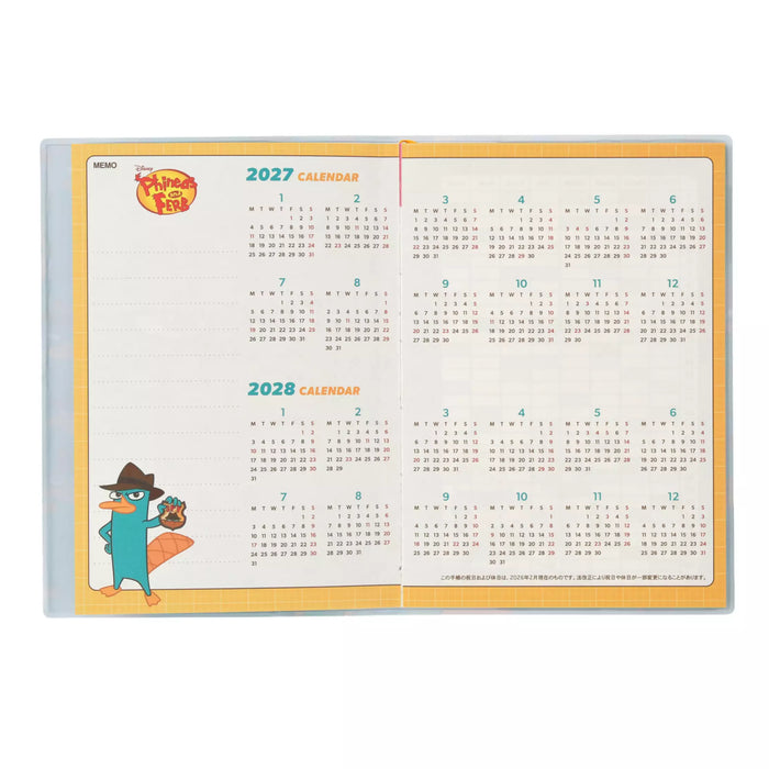 JDS - 2027 Calendar & Organizer x Phineas and Ferb Size B6 Schedule Book (Release Date: Aug 4, 2026)