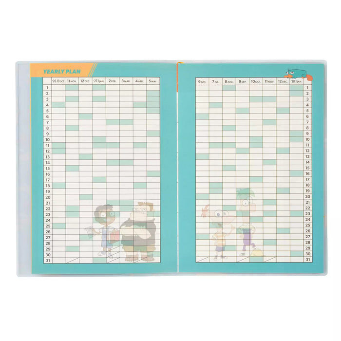 JDS - 2027 Calendar & Organizer x Phineas and Ferb Size B6 Schedule Book (Release Date: Aug 4, 2026)