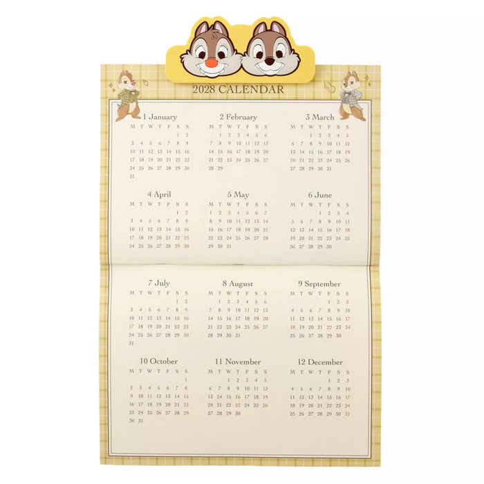 JDS - 2027 Calendar & Organizer x Chip & Dale Wall Calendar with Clip (Release Date: Aug 4, 2026)