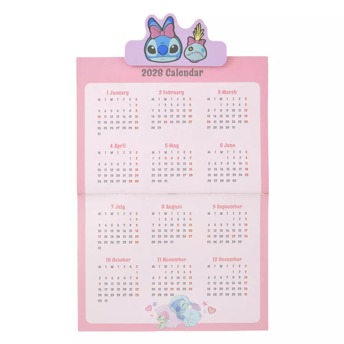 JDS - 2027 Calendar & Organizer x Stitch & Scrump Wall Calendar with Clip (Release Date: Aug 4, 2026)