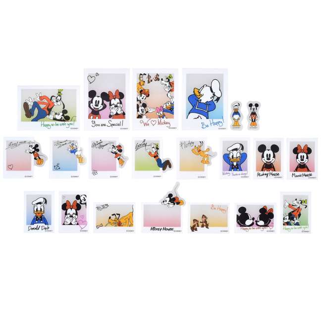 JDS - 2026 Sticker Collection x Mickey & Friends Clear, Removable, Instant Photo Style