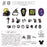 JDS - 2026 Tim Burton's Nightmare Before Christmas Collection x Flakes Stickers & Case Set (Release Date: Sep 7, 2026)