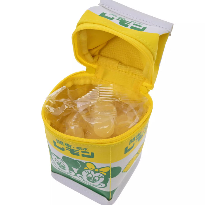 JDS - 2026 LEMON GYUNYU x Mickey & Minnie Gummy Candy in a Pouch with Carabiner - Kanto/Tochigi Lemon (Release Date: Jun 30, 2026)