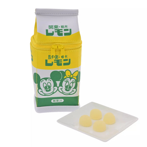 JDS - 2026 LEMON GYUNYU x Mickey & Minnie Gummy Candy in a Pouch with Carabiner - Kanto/Tochigi Lemon (Release Date: Jun 30, 2026)