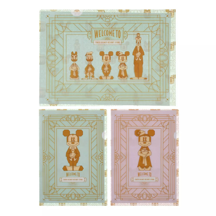 JDS - [Tokyo Disney Resort Store Exclusive] X Commemorating the 1st Anniversary of the Tokyo Disney Resort Store's Renewal Opening x Mickey & Friends Clear File Set (Release Date: Jul 7, 2026)