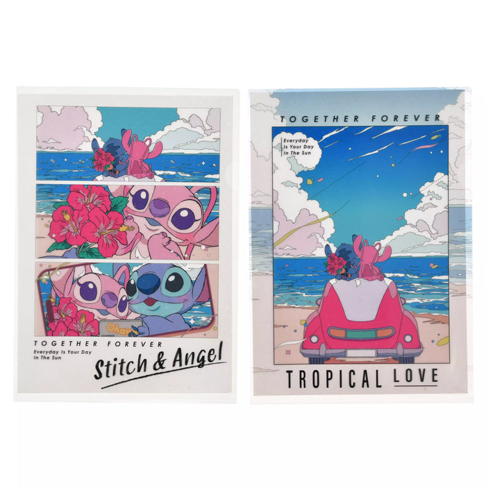 JDS - 2026 Stitch and Angel's Summer Vacation Artwork Collection x Stitch & Angel Clear File Hologram (Release Date: Jul 13, 2026)
