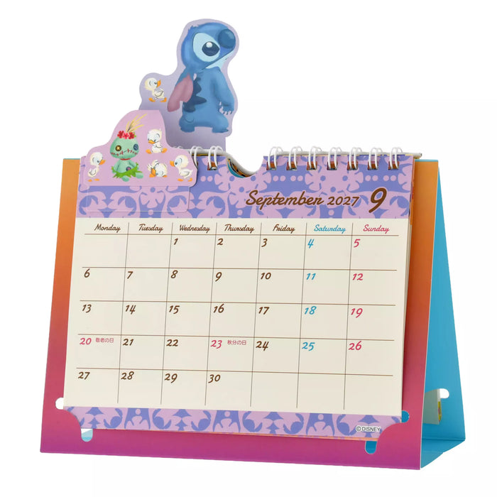 JDS - 2027 Calendar & Organizer x Stitch & Scrump Pop-Up Desk Calendar (Release Date: Aug 4, 2026)