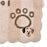 JDS - 2026 Disney Dog Design x 101 Dalmatians Mini Towel, Striped, Cute and Relaxed