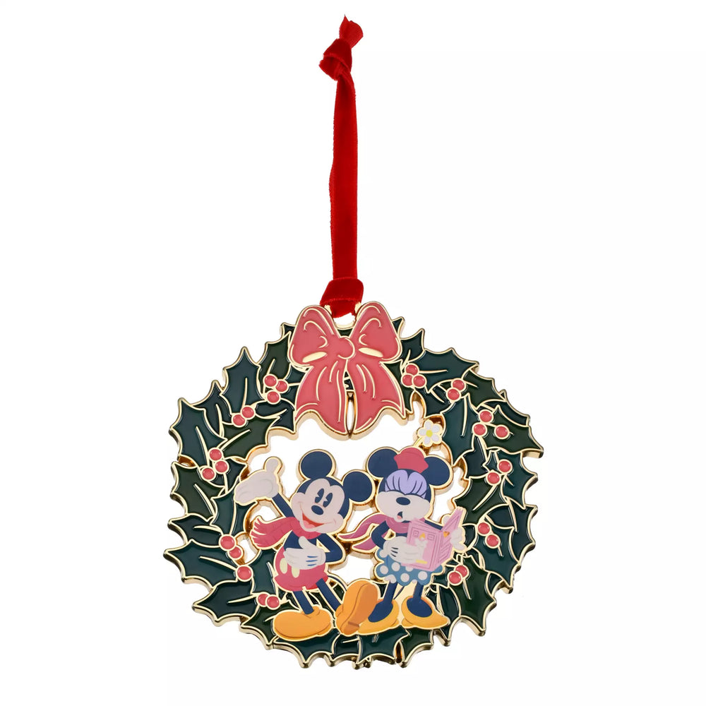 JDS - 2026 Disney Christmas x Mickey & Minnie Flat Ornament (Release Date: Nov 3. 2026)