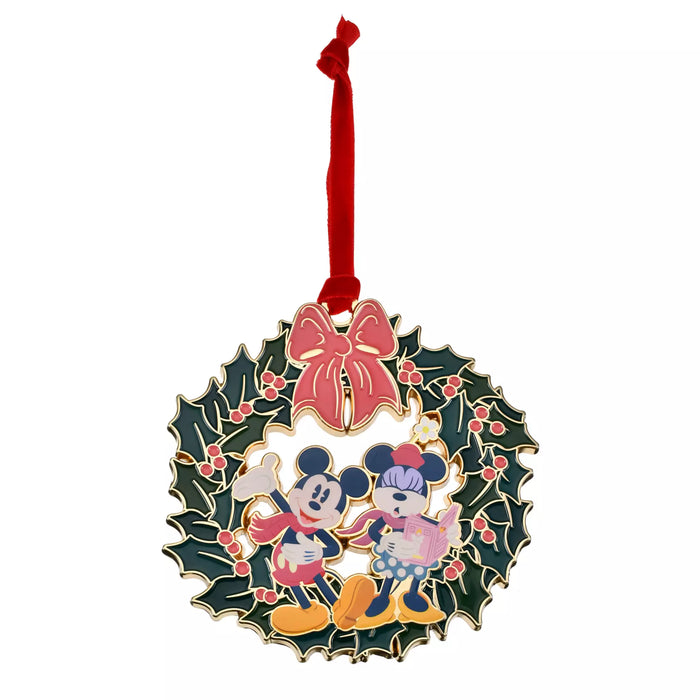 JDS - 2026 Disney Christmas x Mickey & Minnie Flat Ornament (Release Date: Nov 3. 2026)