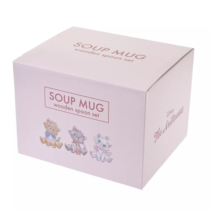 JDS - 2026 Somersault Winter Look x The Aristocats Marie, Berlioz, Toulouse "Similar Pose" Soup Cup and Spoon Set (Release Date: Nov 3, 2026)