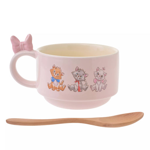 JDS - 2026 Somersault Winter Look x The Aristocats Marie, Berlioz, Toulouse "Similar Pose" Soup Cup and Spoon Set (Release Date: Nov 3, 2026)
