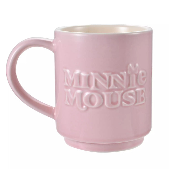 JDS - 2026 Embossed Drinkware x Minnie Mouse Face & Logo Stackable Mug (Release Date: Oct 27, 2026)