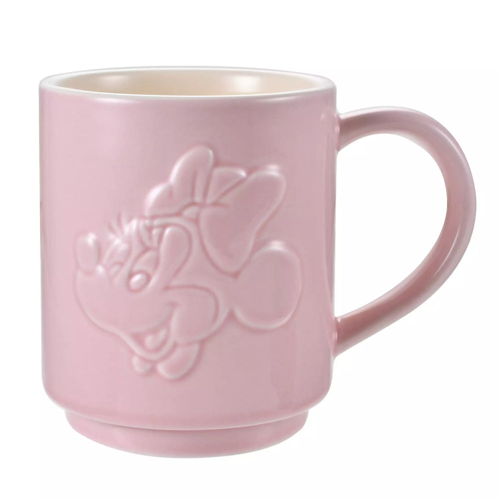JDS - 2026 Embossed Drinkware x Minnie Mouse Face & Logo Stackable Mug (Release Date: Oct 27, 2026)