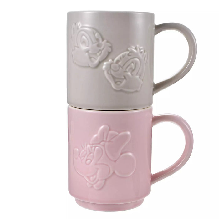 JDS - 2026 Embossed Drinkware x Chip & Dale Face & Logo Stackable Mug (Release Date: Oct 27, 2026)