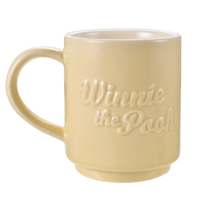 JDS - 2026 Embossed Drinkware x Winnie the Pooh Face & Logo Stackable Mug (Release Date: Oct 27, 2026)